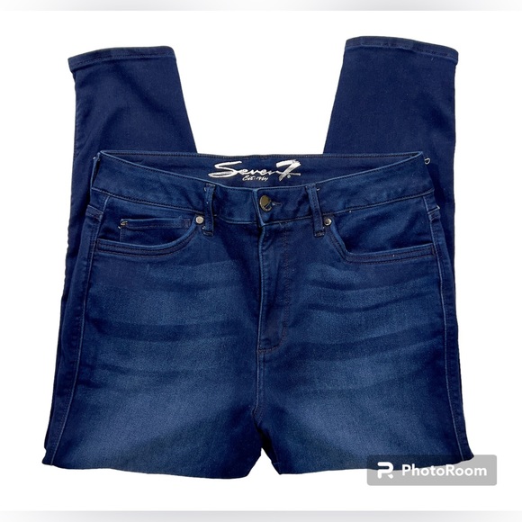 Seven7 Denim - Seven High Rise skinny crop jeans